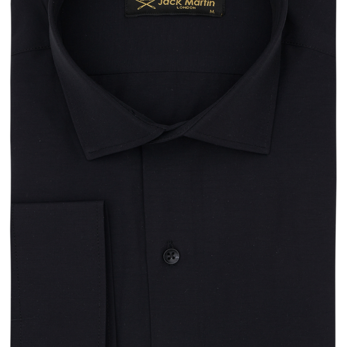 men's slim fit black dress shirt Untucked Slim Fit Total Stretch Shirt