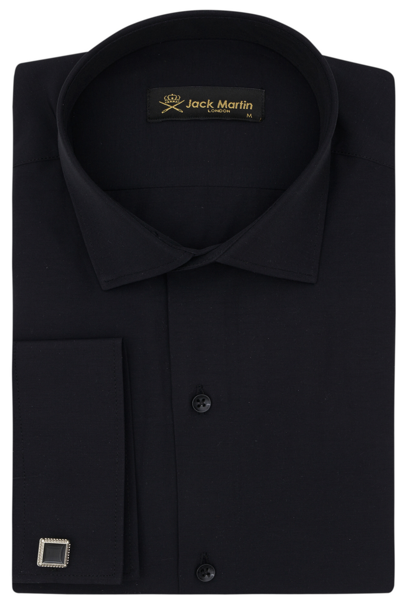 GEORGE - Black Formal Slim Fit Shirt Cufflinks | Jack Martin GEORGE - Black Formal Slim Fit Shirt Cufflinks | Jack Martin