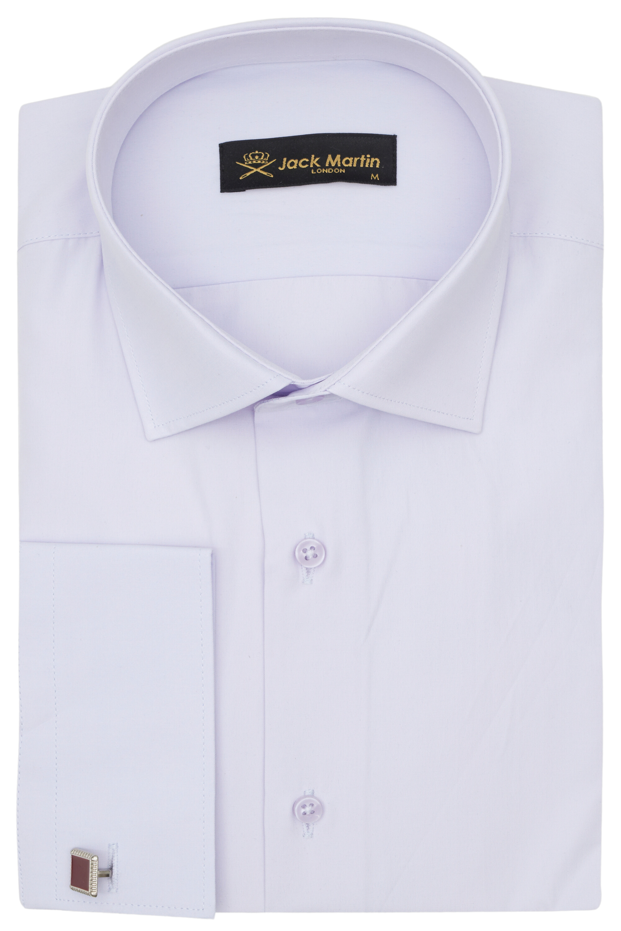 GEORGE - Lilac Formal Slim Fit Shirt with Cufflinks - Jack Martin