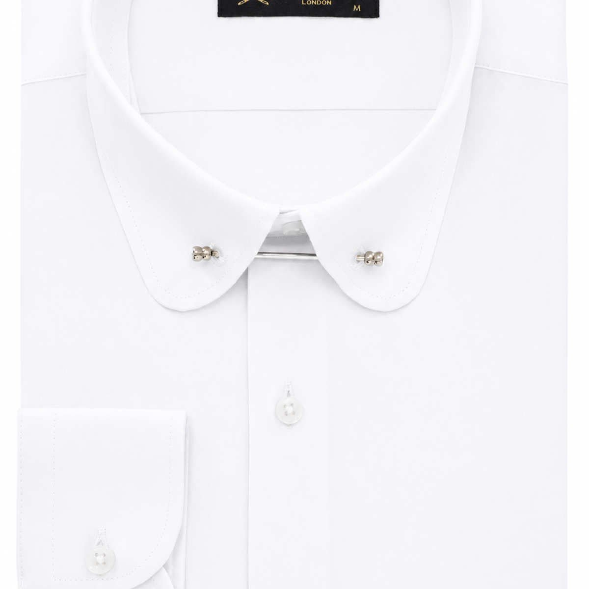 tie bar dress shirts Men's Tuxedo Non-Iron Shirt - Standard Fit Herringbone Tuxedo - In White, Cotton Classic fit dress shirt with coordinating paisley tie and handkerchief The Tie Bar - The