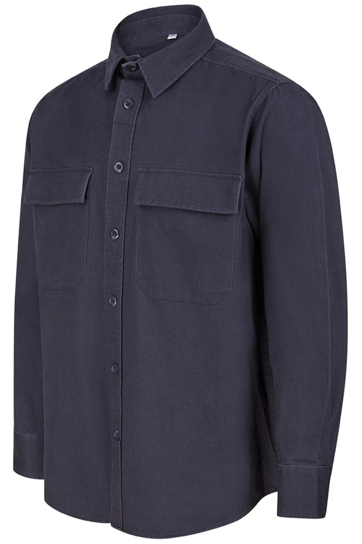 Navy Twill Overshirt - Jack Martin