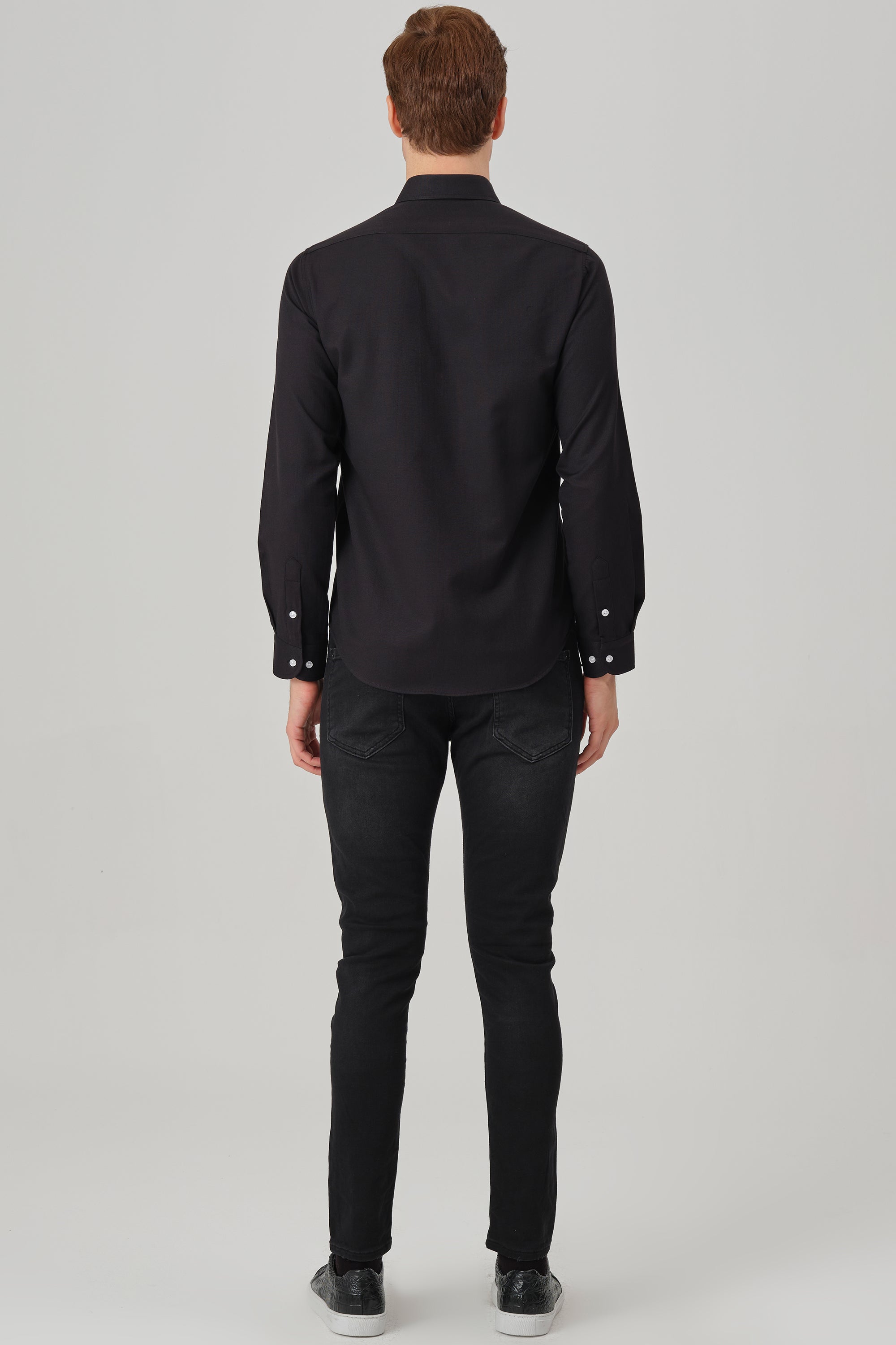 HUGO - Black Oxford Button Down Casual Shirt - Jack Martin