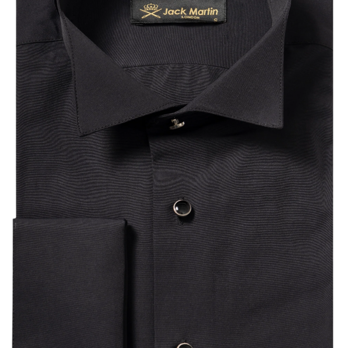 black buttons for dress shirt Amazon.com: ETOUAMAO 8Pcs Button Covers for Mens Shirts, Tuxedo Fake Studs Black Black