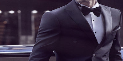 Men's Black Tie Suits & Tuxedos