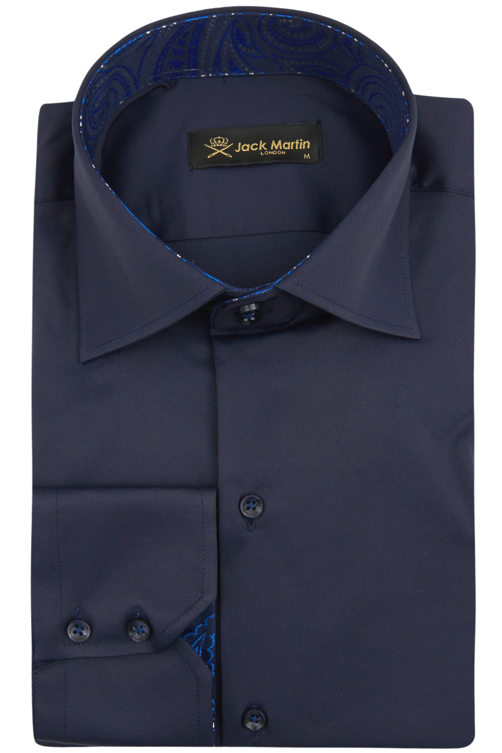 ELIAS - Navy Button Down Shirt with Contrast Detail | Jack Martin ELIAS - Navy Button Down Shirt with Contrast Detail | Jack Martin