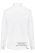 GEORGE - White Formal Slim Fit Shirt with Cufflinks - Jack Martin
