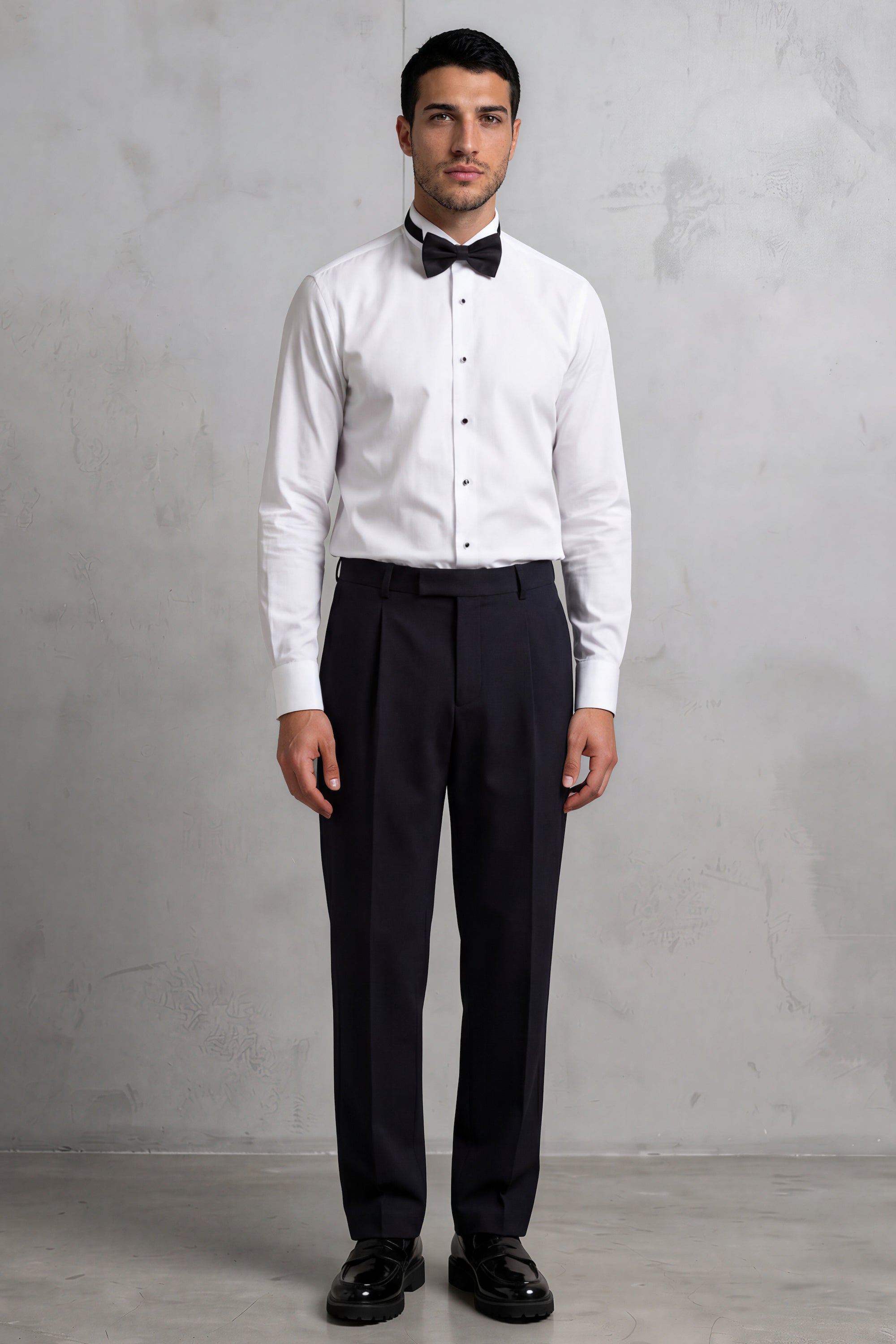ALEXANDER - White Wing Collar Dress Shirt - Jack Martin