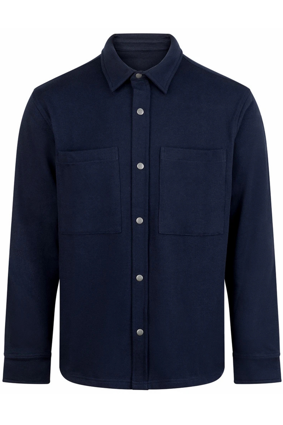 Navy Piqué Overshirt - Jack Martin
