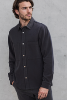 Navy Piqué Overshirt - Jack Martin