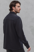 Navy Piqué Overshirt - Jack Martin