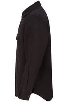 Black Twill Overshirt - Jack Martin