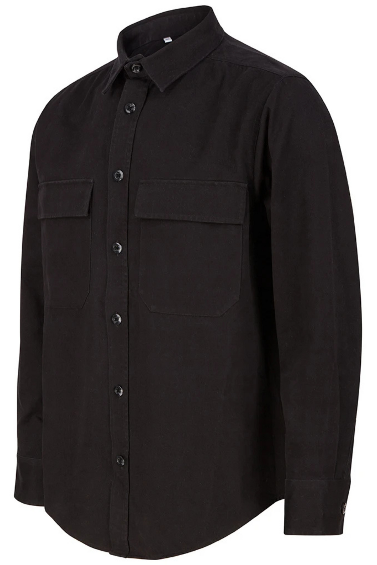 Black Twill Overshirt - Jack Martin