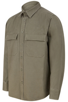 Khaki Twill Overshirt - Jack Martin