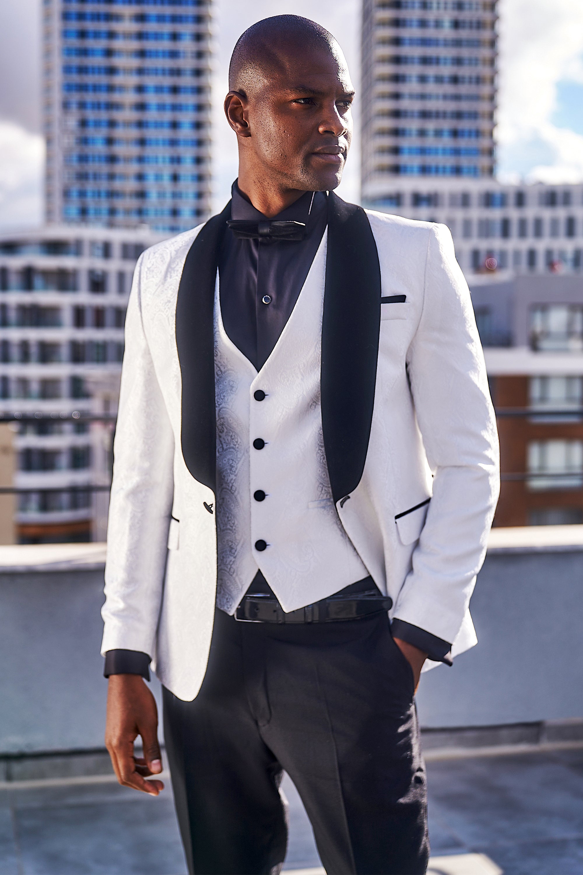 Black And White Suit With Bow Tie Images Black And White Suit With