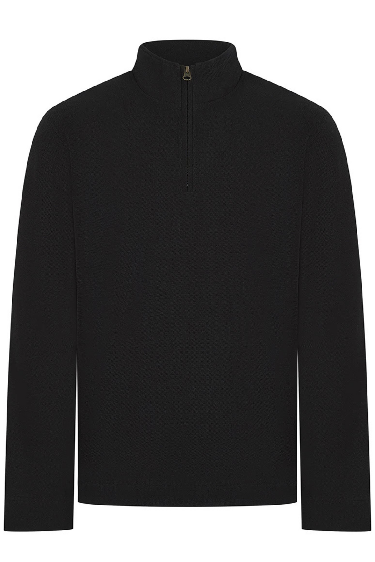 Black Piqué Quarter-Zip - Jack Martin