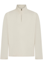 Ecru Piqué Quarter-Zip - Jack Martin