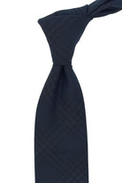 Tie & Hanky Set: Green and Navy Wool Tie & Hanky - Jack Martin