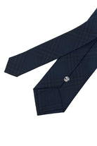 Tie & Hanky Set: Green and Navy Wool Tie & Hanky - Jack Martin