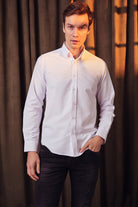 HUGO - White Oxford Button Down Casual Shirt - Jack Martin