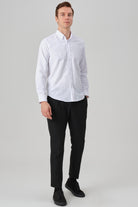 HUGO - White Oxford Button Down Casual Shirt - Jack Martin