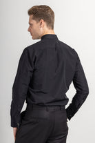 GEORGE - Black Formal Slim Fit Shirt with Cufflinks - Jack Martin