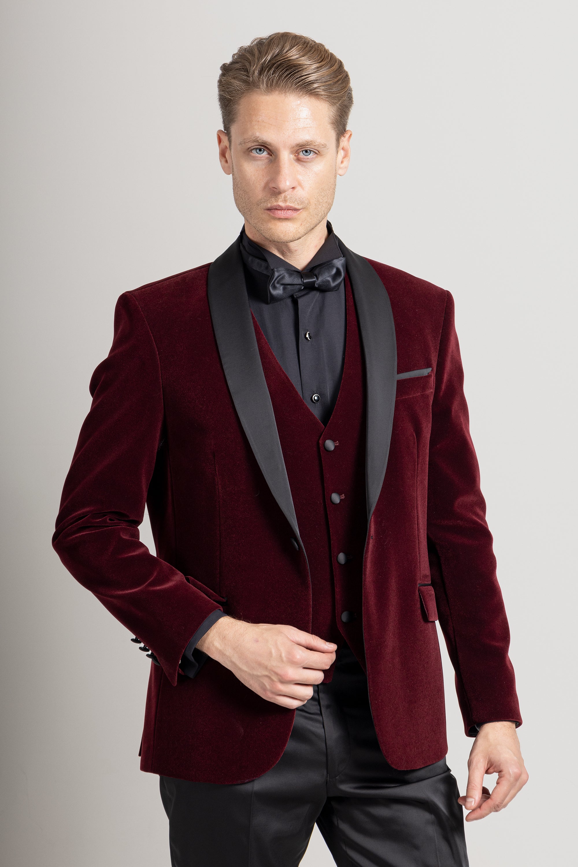 Handsome Burgundy Mens Suit Groom Suit | Wedding Suits For Best Men Slim  Fit Groom Tuxedos | Allaboutsuit