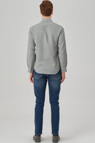 NOAH - Mint Waffle Button Down Casual Shirt - Jack Martin