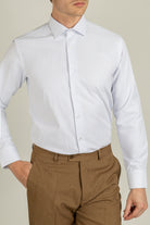 LOUIE - Blue Pencil Stripe Shirt with Cufflinks - Jack Martin