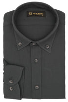 NOAH - Grey Waffle Button Down Casual Shirt - Jack Martin