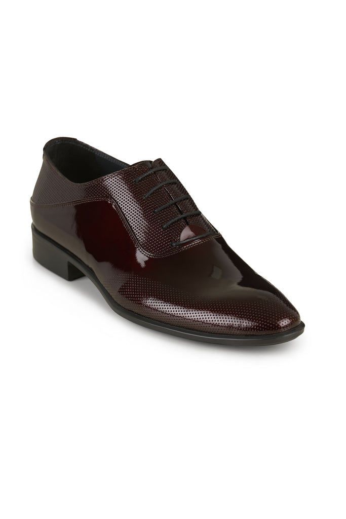 TORRES - Wine Patent Dress Shoes, Belt & Socks Set - Jack Martin