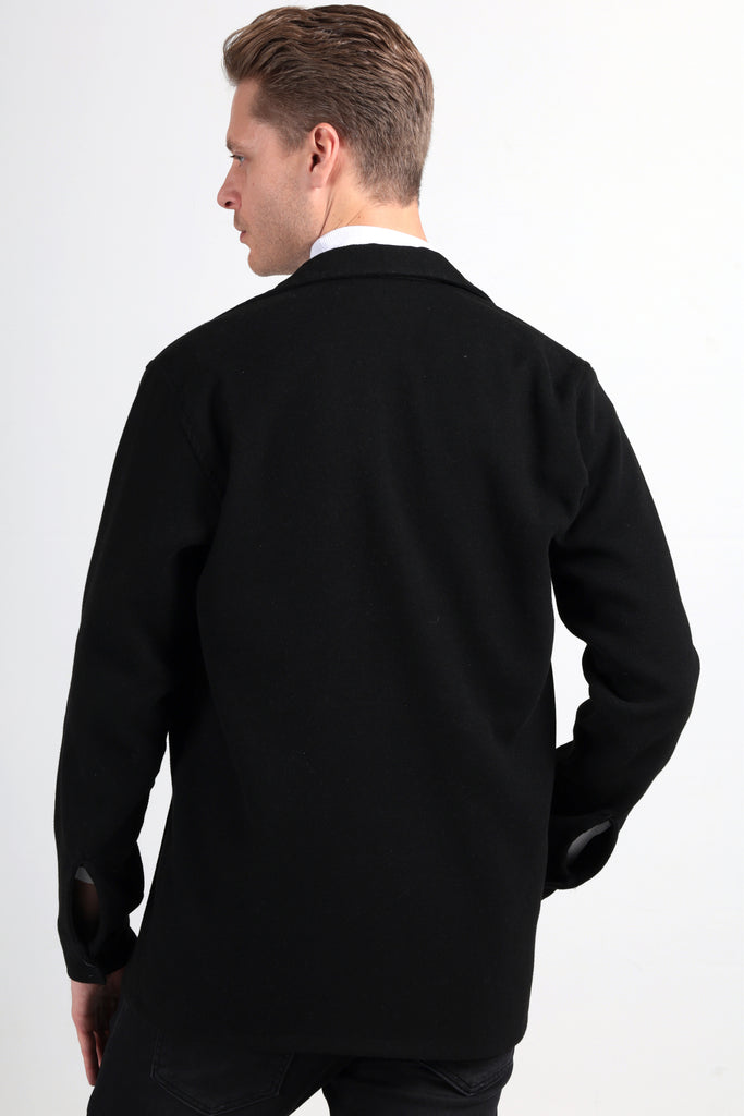 Benjamin - Black Zip Up Overshirt - Jack Martin