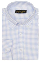 DAVID - Blue Check Oxford Button Down Casual Shirt - Jack Martin